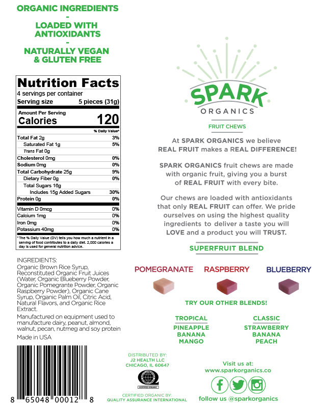 Superfruit Blend 8ct Spark Organics